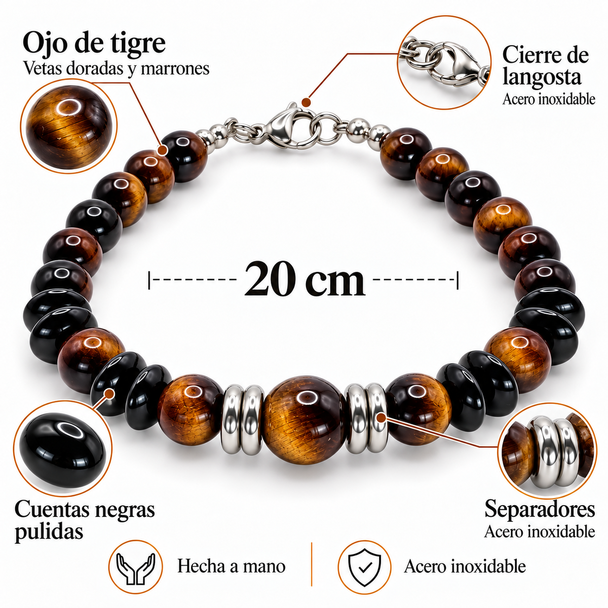 Pulsera Caballero Tierra de Tigre