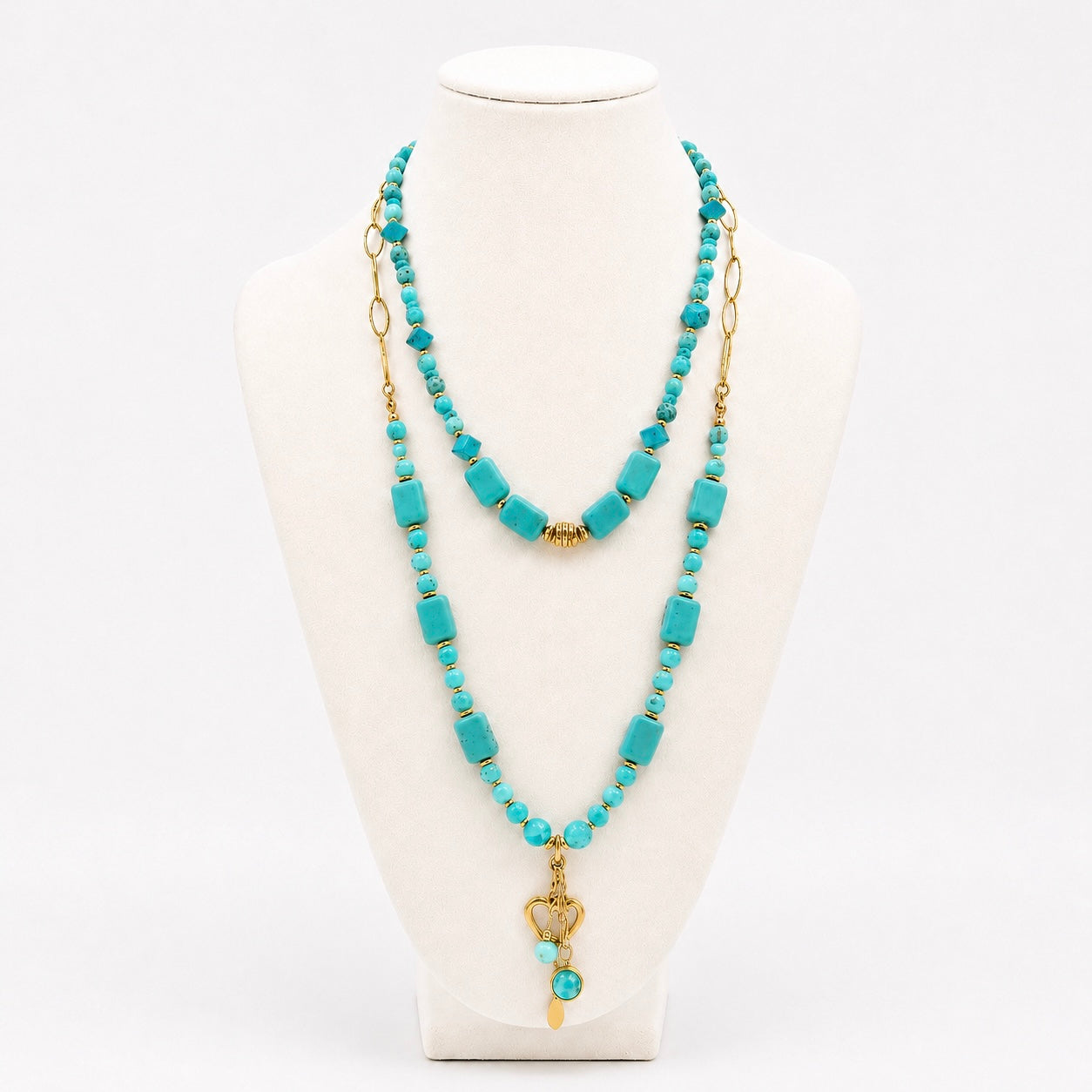 COLLARES HECHOS A MANO MULTICAPA