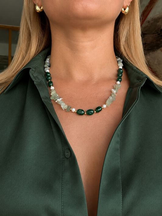Collar Verde Serena - Hecho a macho