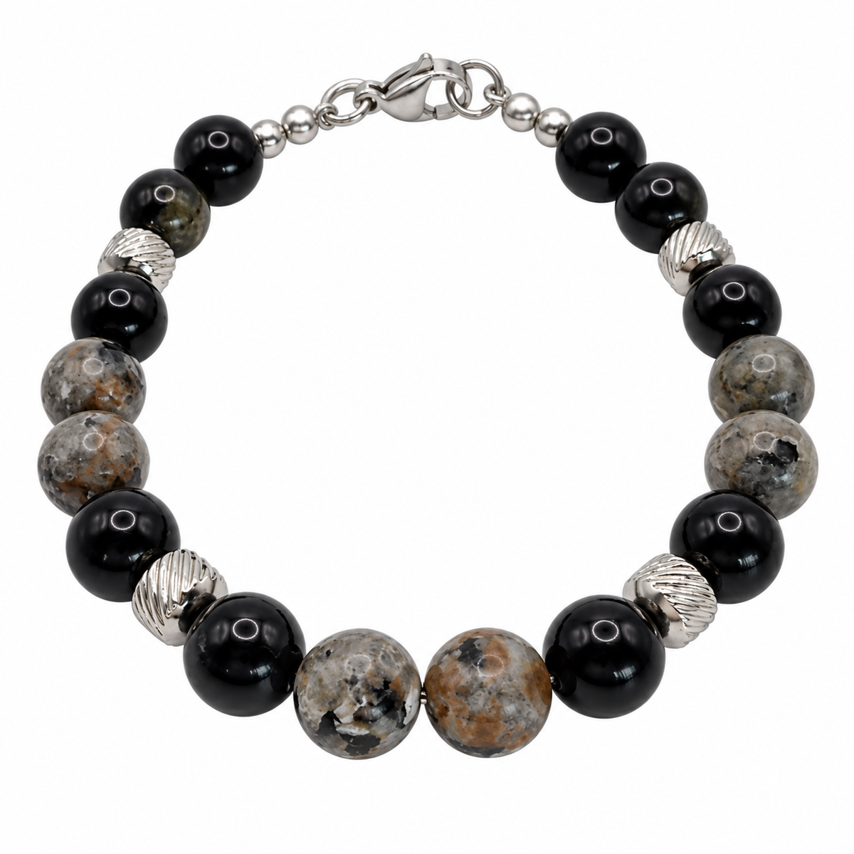 Pulsera Caballero Ónix Mosaico