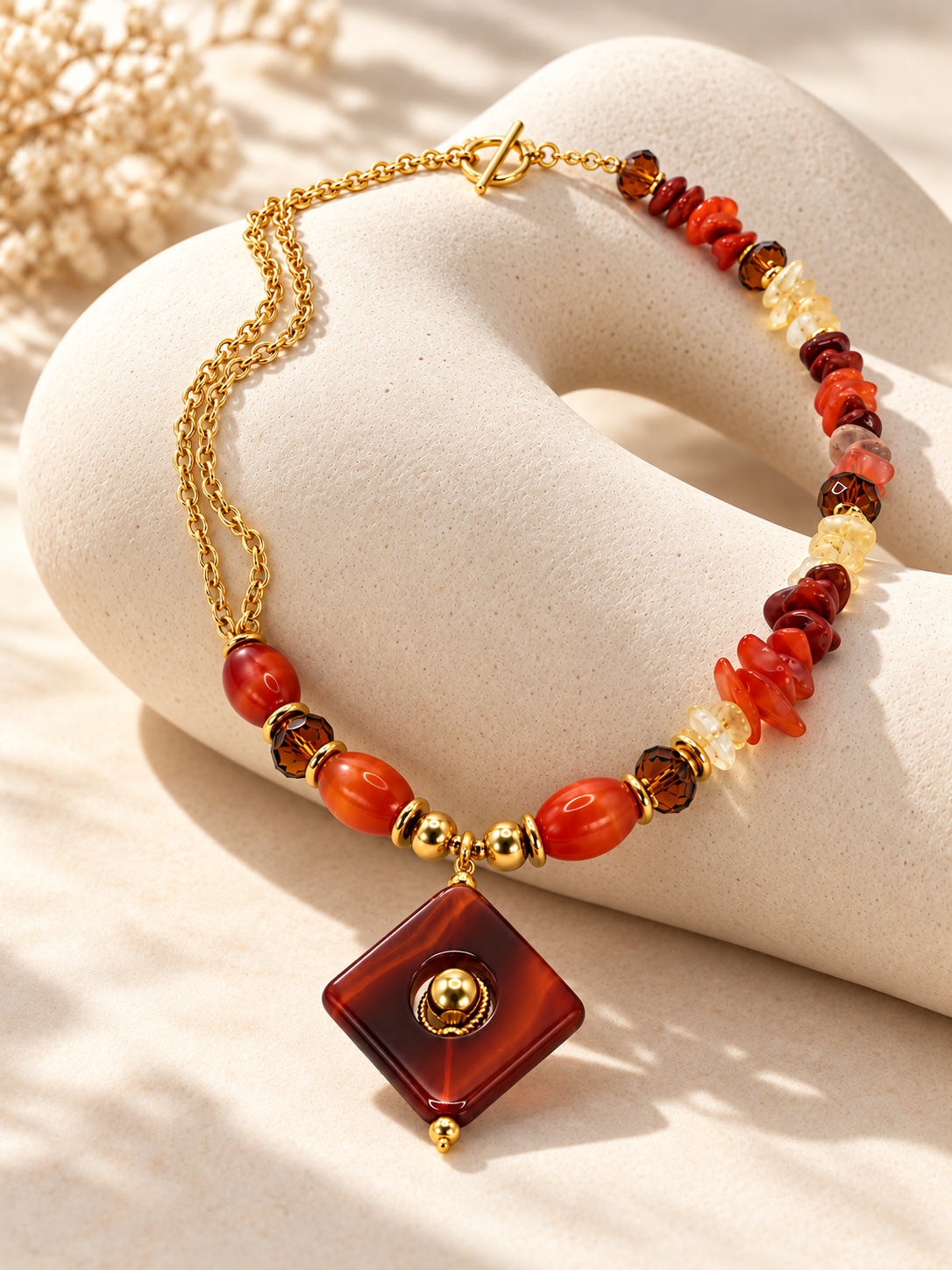 Collar Ámbar de Otoño