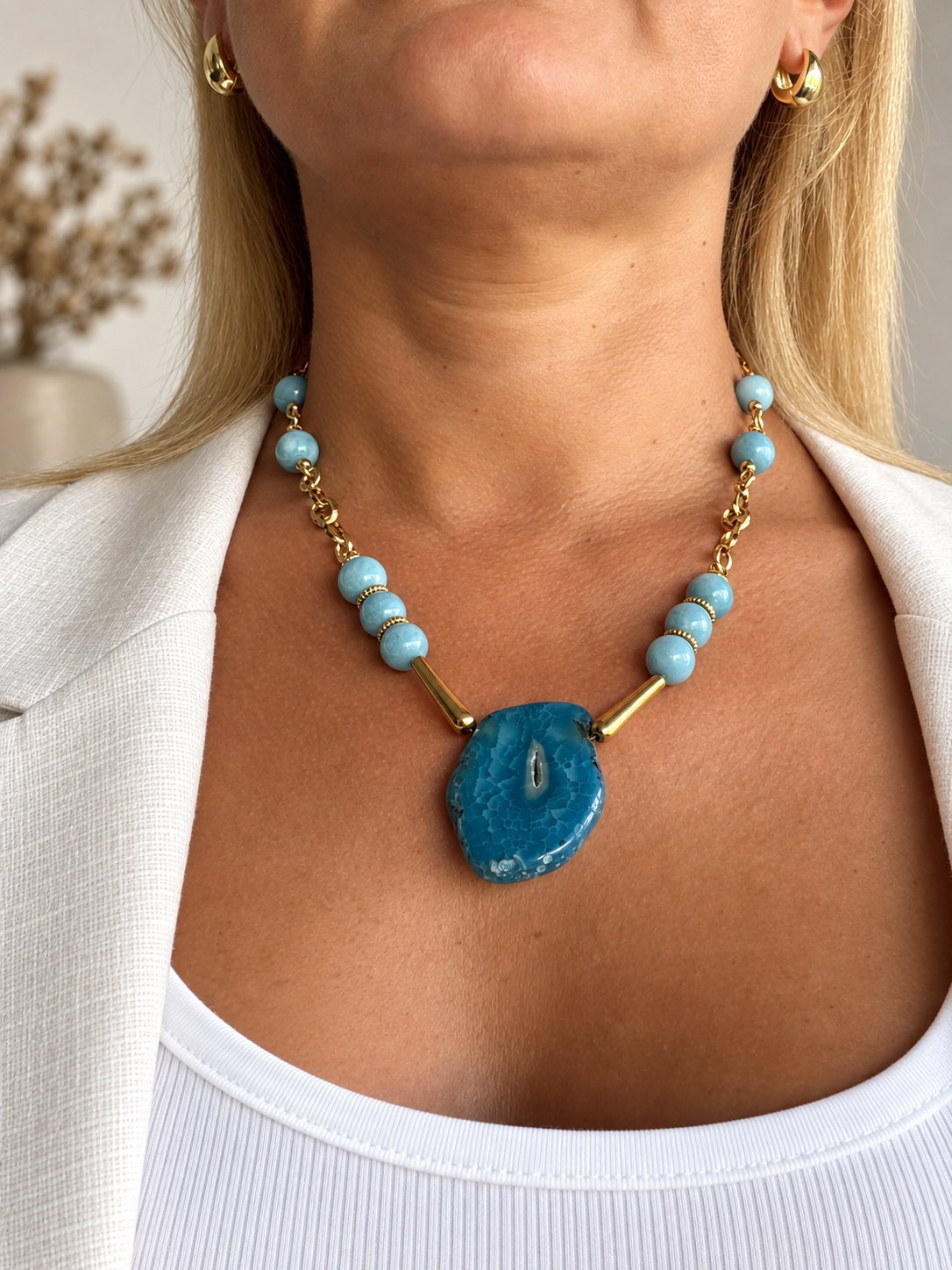 Collar Azul Mediterráneo