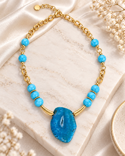 Collar Azul Mediterráneo