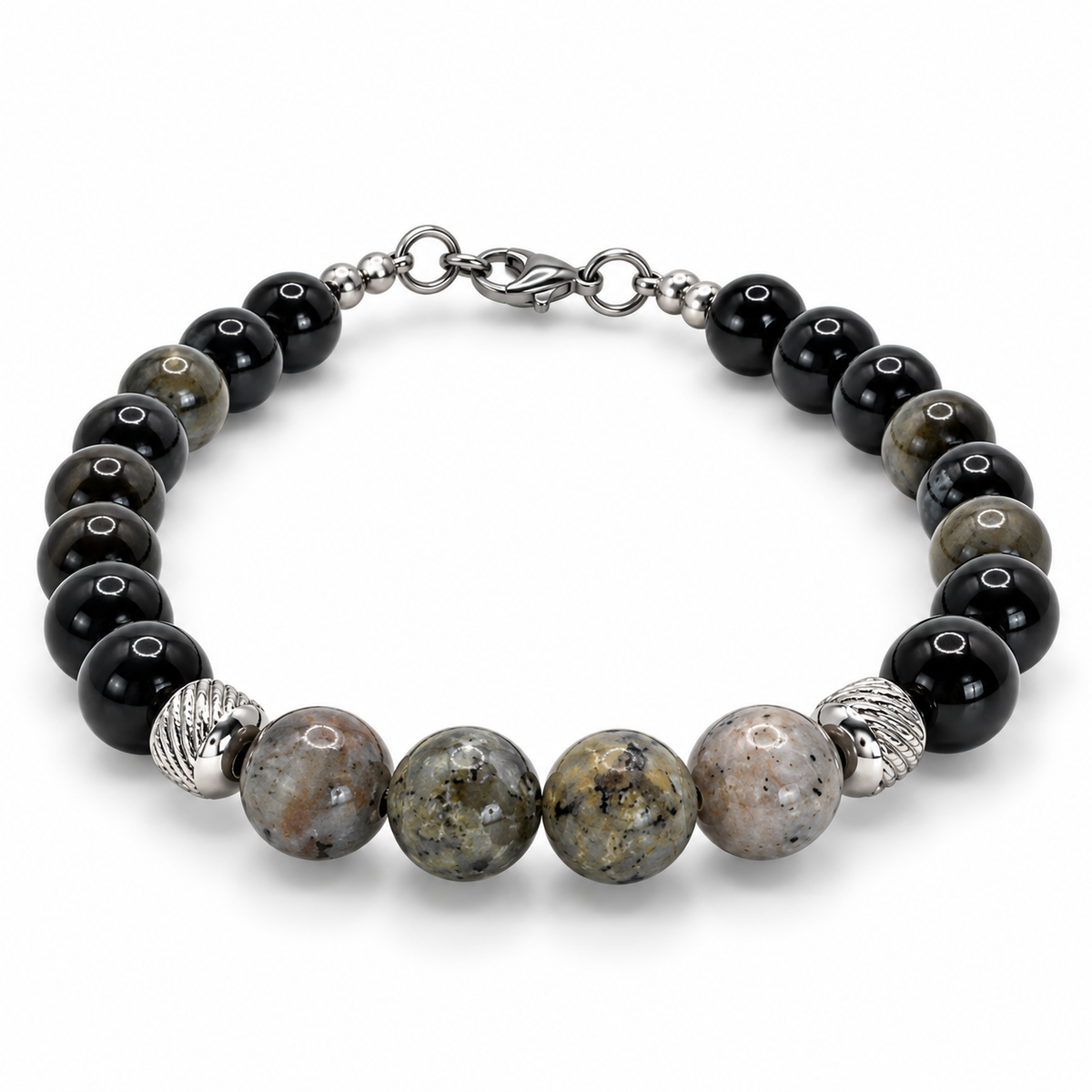 Pulsera Caballero Ébano Gris
