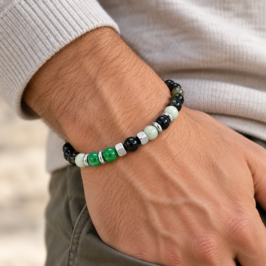 Pulsera Caballero Verde Ébano
