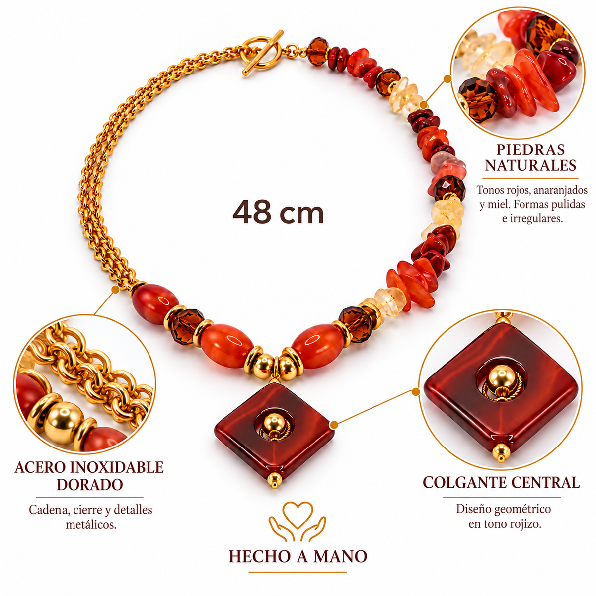Collar Ámbar de Otoño