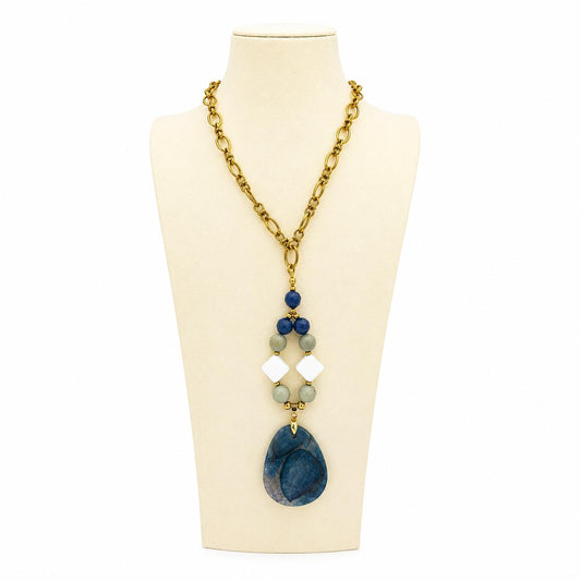 Ágata Azul/collar